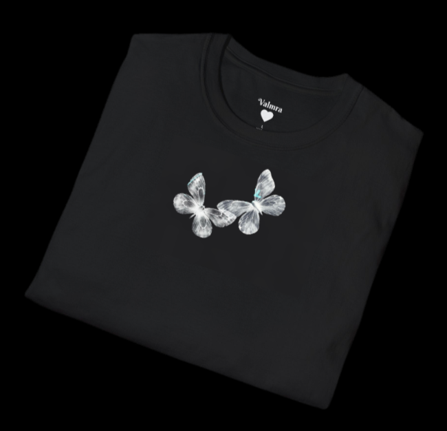 butterfly graphic oversized tee