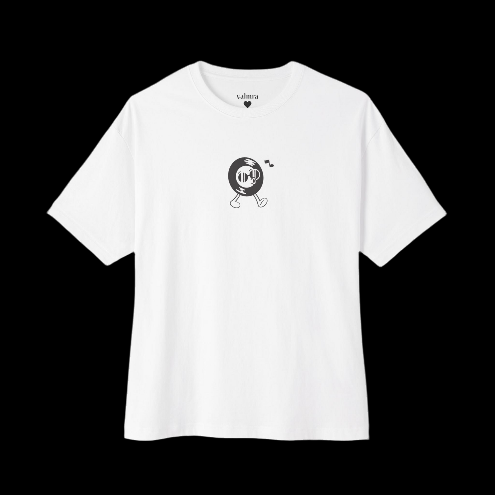 music lover oversized vintage tee