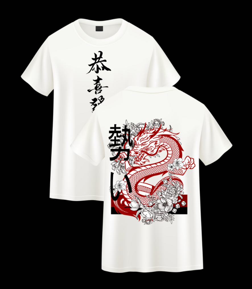 dragon graphic tee